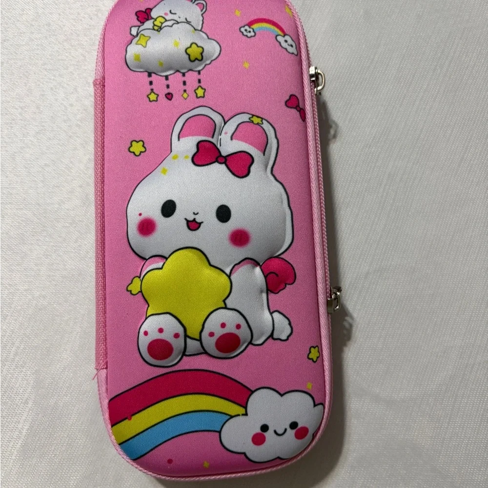 Pink Bunny Pencil Case